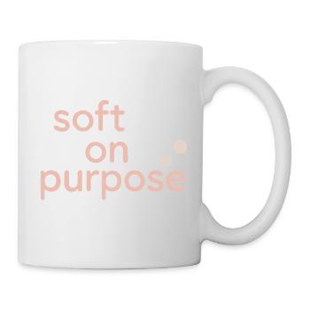Calm is rebellion. Soft Life Self Care - Mug - white - Right
