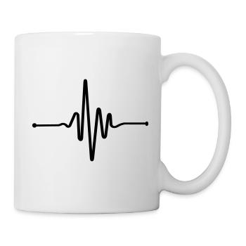 Heart Beat Frequency Line - Mug - white - Right