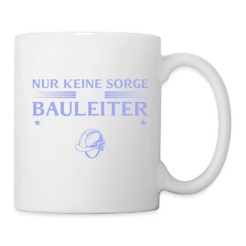 House construction - construction manager is there now - Mug - white - Right