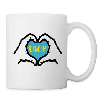 Danke - Tasse - Weiß - Rechts