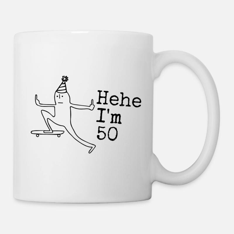 50. Geburtstag Geschenk lustig 50 Jahre 50th  - Tasse - Weiß