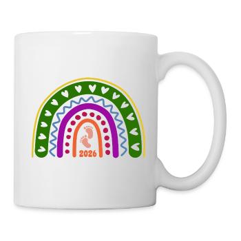 Wenn aus Liebe Leben wird - Baby 2026 - Tasse - Weiß - Rechts