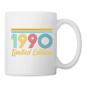Anniversaire 1990 Né en 1990 Vintage Rétro Cadeau - Mug blanc - blanc - Droite