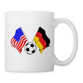 Football Germany vs USA - Mug - white - Right