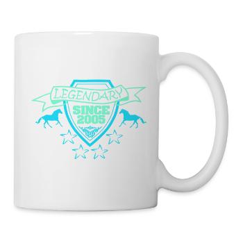 Cheval 2005 - Mug blanc - blanc - Droite