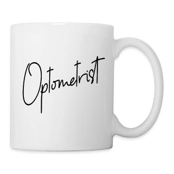 Augenoptik Optometrie Optometrist - Tasse - Weiß - Rechts