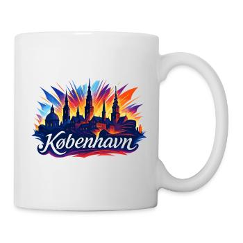 Copenhagen Capital Denmark Cool Gift - Mug - white - Right