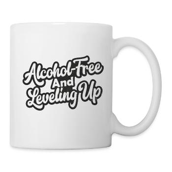 Sans alcool et montée en niveau - Mug blanc - blanc - Droite