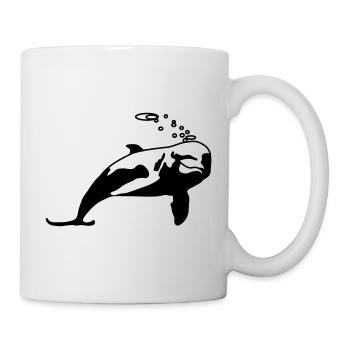 Delfin - Tasse - Weiß - Rechts