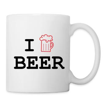I like beer / Alcohol - Mug - white - Right