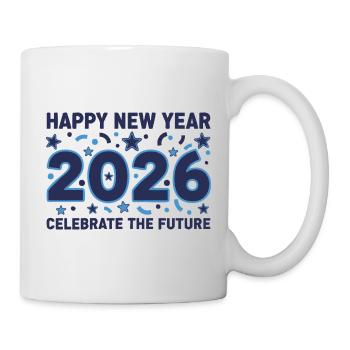 Happy New Year 2026 Celebrate Future - Mug - white - Right
