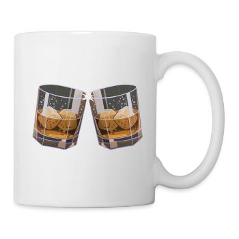 Sounding whisky glasses - Mug - white - Right