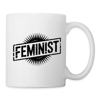 Féministe - T-shirt Logo Féminisme - Mug blanc - blanc - Droite
