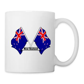 Drapeau néo-zélandais - Mug blanc - blanc - Droite