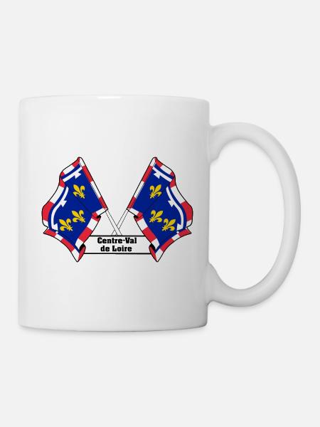 Centre-Val de Loire Text - Tasse - Weiß