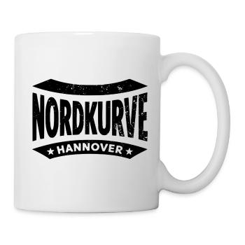 Hannover Nordkurve Stadion Fan Hoodie - Tasse - Weiß - Rechts
