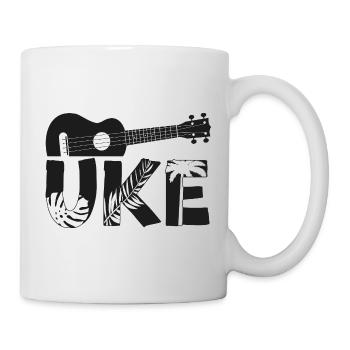 Hawaiian Ukulele Uke Uke - Tasse - Weiß - Rechts