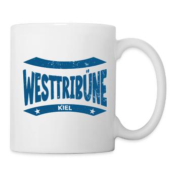 Kiel Stadium West Stand Hoodie, Hat, Mug - Mug - white - Right