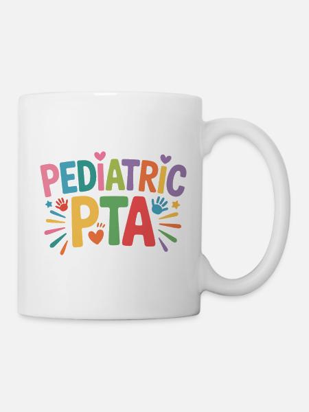 Pediatric PTA Logo - Kids Edition - Tasse - Weiß