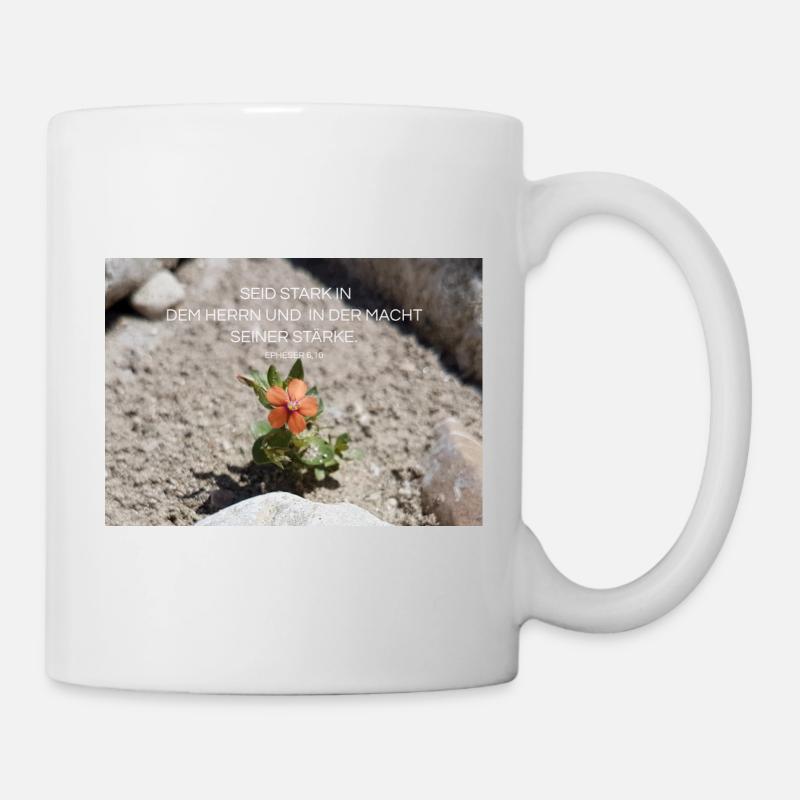 Pouvoir par la foi Fleur de la Force - Mug blanc - blanc