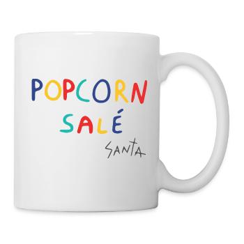 salted popcorn - Mug - white - Right