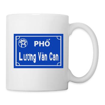 Strassen Schild hanoi Vietnam  - Tasse - Weiß - Rechts