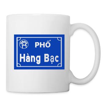 silberstraase in hanoi Vietnam  - Tasse - Weiß - Rechts