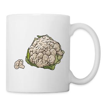 Blumenkohl - Tasse - Weiß - Rechts
