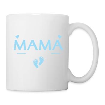 Befördert zur Mama 2026 Babyparty - Tasse - Weiß - Rechts