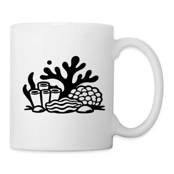Korallen Korallenriff Ozean - Tasse - Weiß - Rechts
