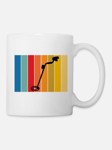 Vintage_Sondeln_T-shirt_Design - Tasse - Weiß