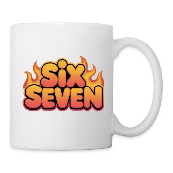 Six Seven 67 - Funny Gen Alpha Memes - Mug - white - Right