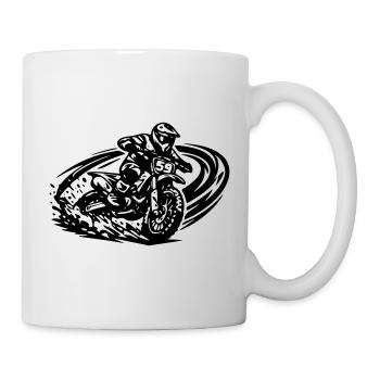 Motocross 59 - Tasse - Weiß - Rechts