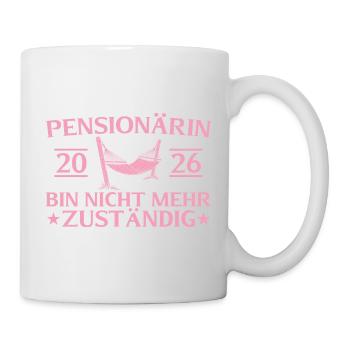 Pensioner 2026 Retirement Farewell Civil Servant - Mug - white - Right