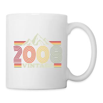 18e anniversaire Vintage Mountains Hiking Hiking - Mug blanc - blanc - Droite