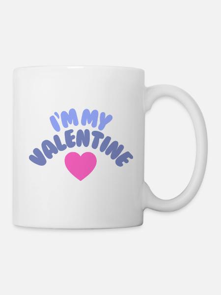I'm my Valentine. Selflove. - Mug - white