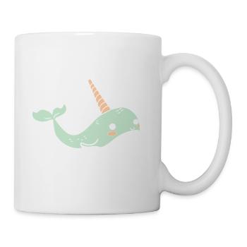 Narwal - Tasse - Weiß - Rechts