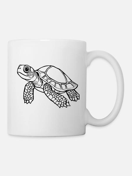 Schildkröten Schildkröten - Tasse - Weiß