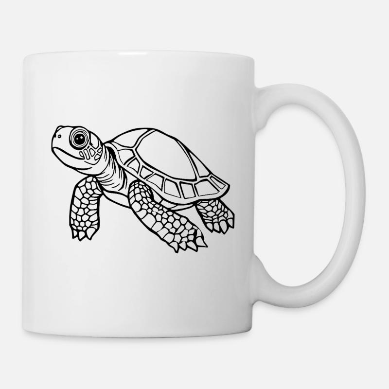 Schildkröten Schildkröten - Tasse - Weiß