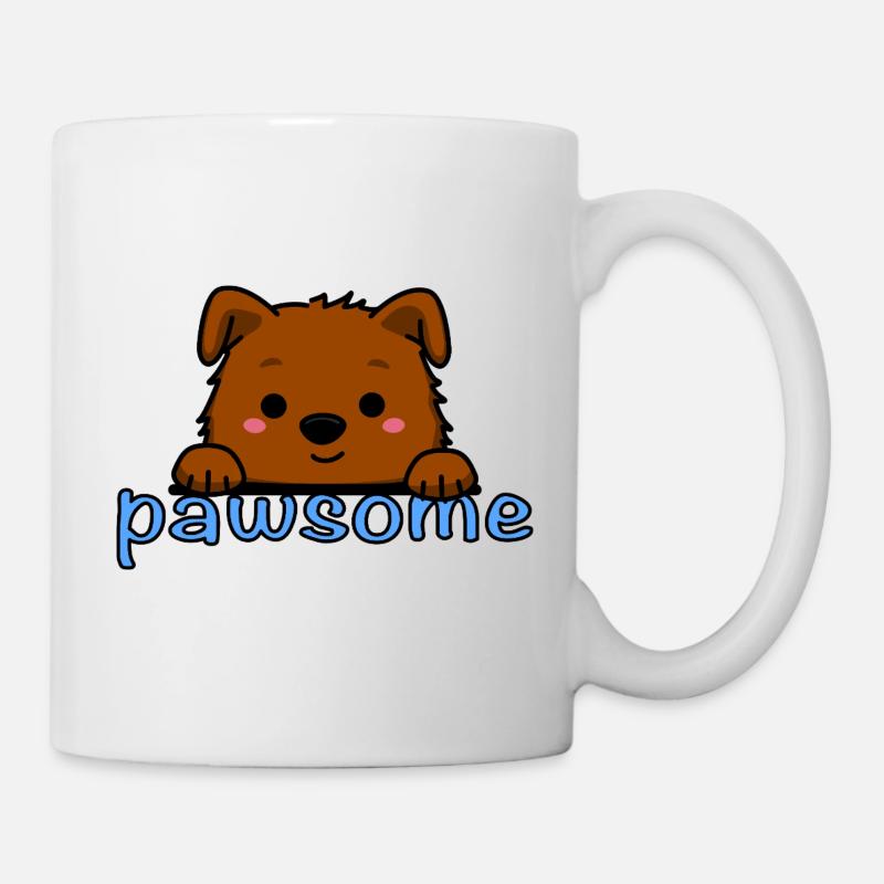 Pawsome! - Mug - white
