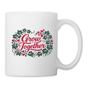 Growing together | Love & Nature Valentine's Day - Mug - white - Right