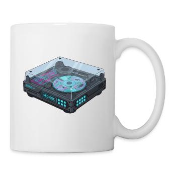 Platine tournante futuriste Cool Modern Design - Mug blanc - blanc - Droite