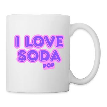 I love soda pop - Mug - white - Right