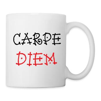 Carpe Diem - Epicurien - Mug blanc - blanc - Droite