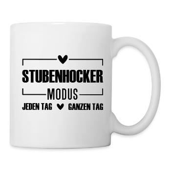 En mode canapé tous les jours, toute la journée - Mug blanc - blanc - Droite
