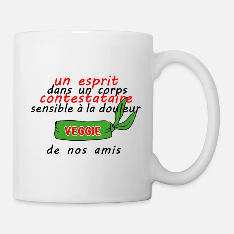 Des_esprits_contestataires_dans_des_corps_sensible - Mug blanc - blanc