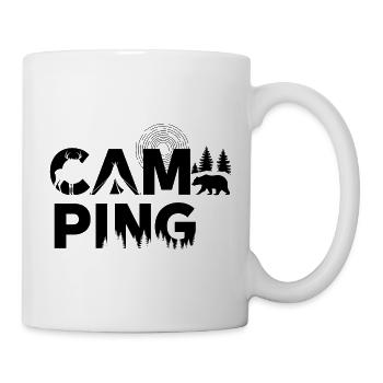 Campingzauber im Wald - Tasse - Weiß - Rechts