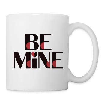 Be Mine Rote Akzente - Tasse - Weiß - Rechts