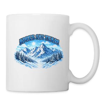Apres Ski Team Bergpanorama - Tasse - Weiß - Rechts