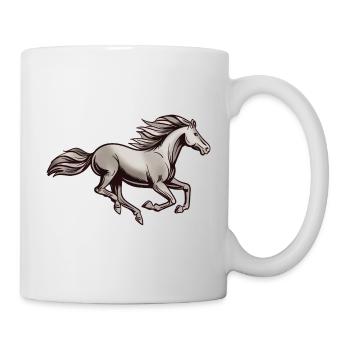 Running Horse Illustration - Mug - white - Right